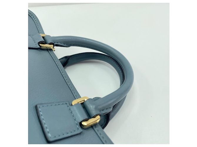 Borsa Loewe Amazona 23 in blu - vista 9