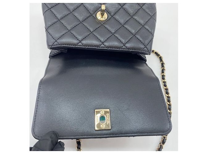 Borsa Chanel Mini Matelassé Nero - vista 10