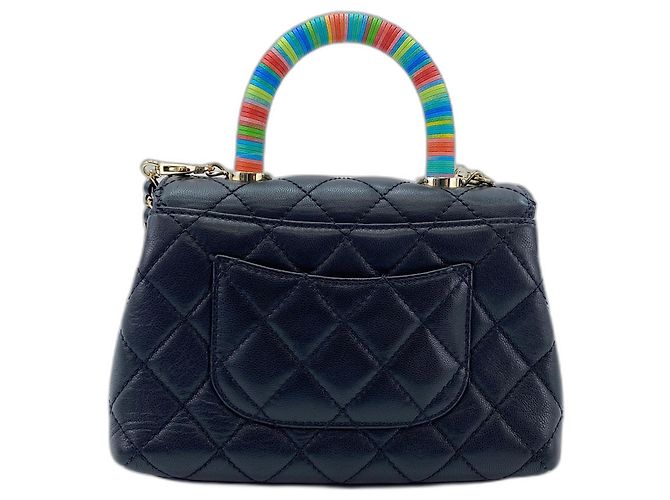 Borsa Chanel Mini Matelassé Nero - vista 2
