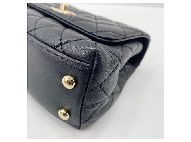 Borsa Chanel Mini Matelassé Nero - vista 7