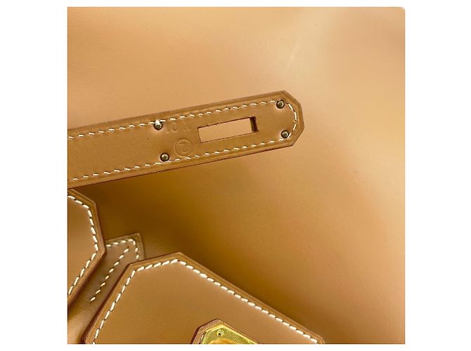 Hermès Borsa a mano Hermes Birkin 35 Marrone - vista 12