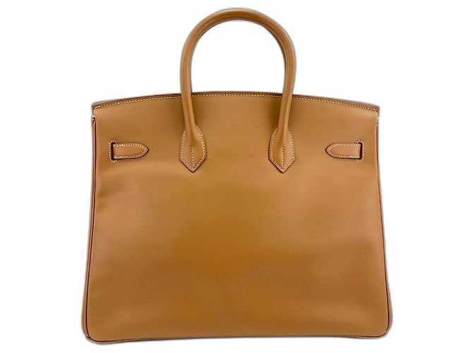 Hermès Borsa a mano Hermes Birkin 35 Marrone - vista 3