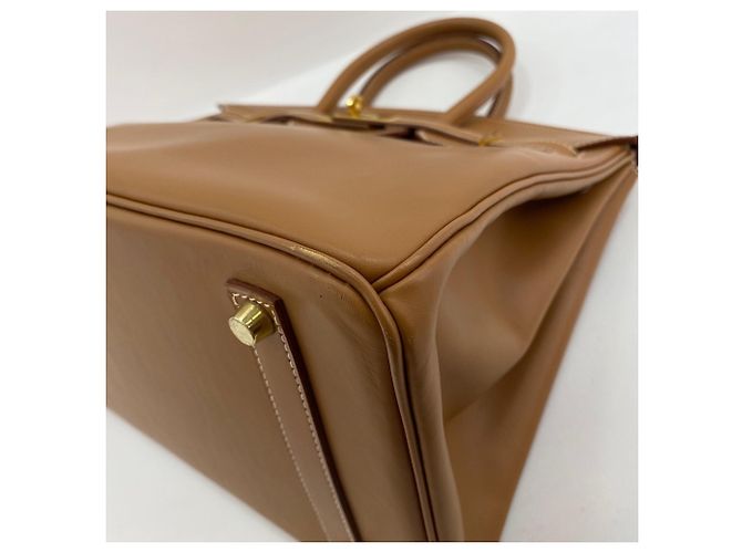Hermès Borsa a mano Hermes Birkin 35 Marrone - vista 8