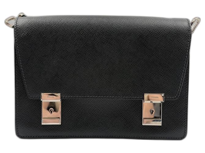 Borsa a tracolla Prada nera Nero - vista 2