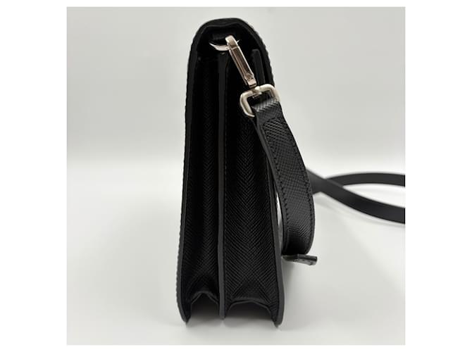 Borsa a tracolla Prada nera Nero - vista 5