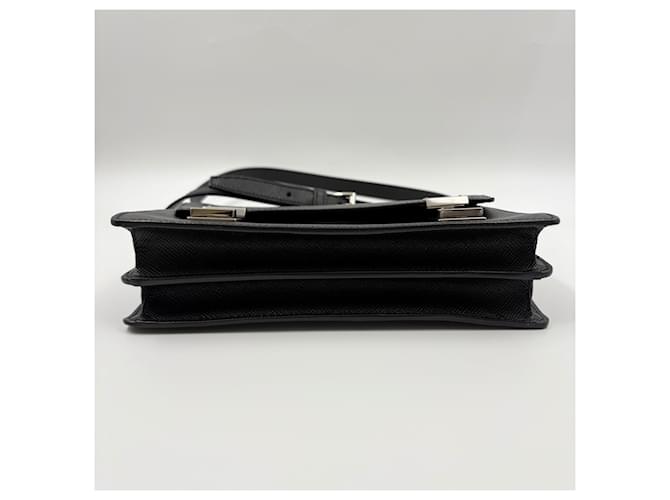 Borsa a tracolla Prada nera Nero - vista 7