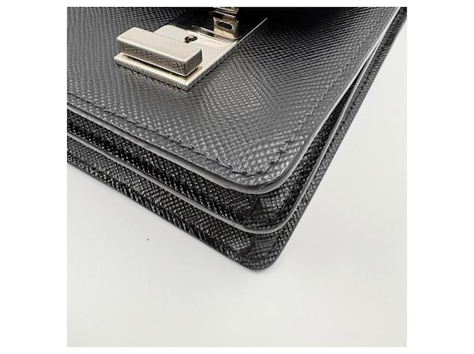 Borsa a tracolla Prada nera Nero - vista 9