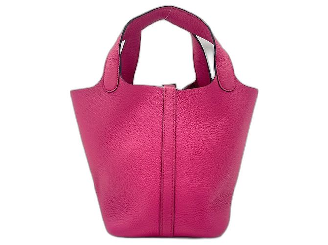 Hermès Borsa HERMES Picotin Lock PM in rosa - vista 2