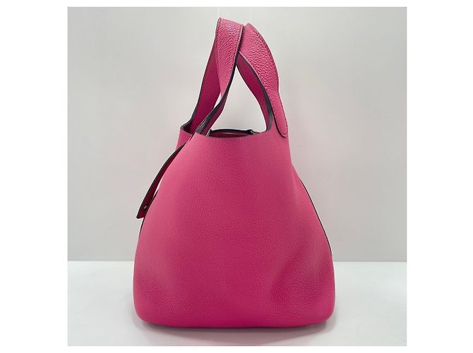 Hermès Borsa HERMES Picotin Lock PM in rosa - vista 4