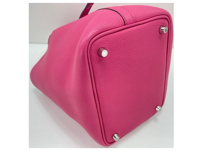Hermès Borsa HERMES Picotin Lock PM in rosa - vista 5