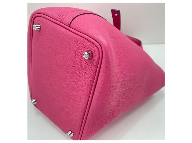 Hermès Borsa HERMES Picotin Lock PM in rosa - vista 6
