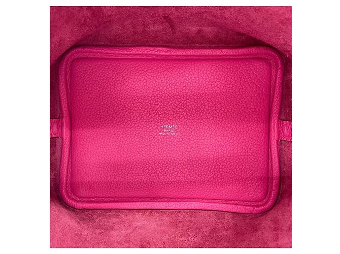 Hermès Borsa HERMES Picotin Lock PM in rosa - vista 9