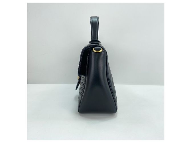 Borsa a mano e a tracolla GUCCI GG Marmont Nero - vista 3
