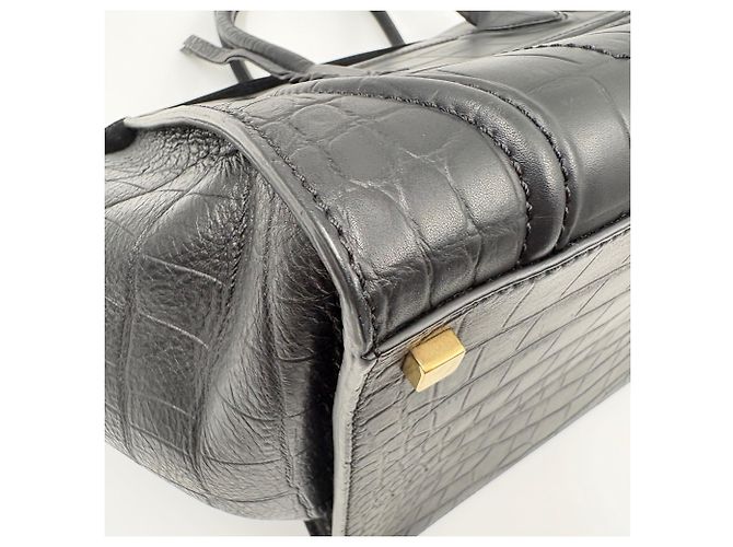Céline Borsa a mano Celine Luggage Micro - Black Nero - vista 8