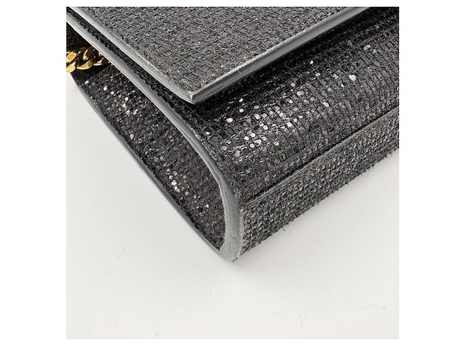 Borsa a tracolla Yves Saint Laurent Kate Mini Nero - vista 8