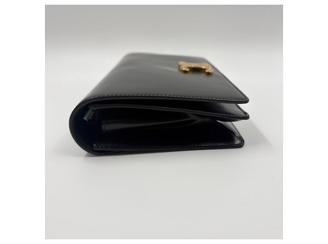 Céline Borsa a pochette CELINE Triomphe in nero - vista 5