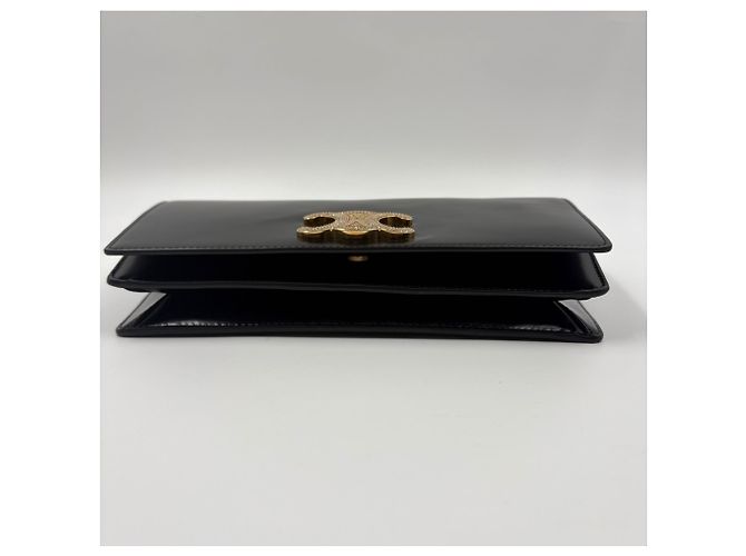Céline Borsa a pochette CELINE Triomphe in nero - vista 7