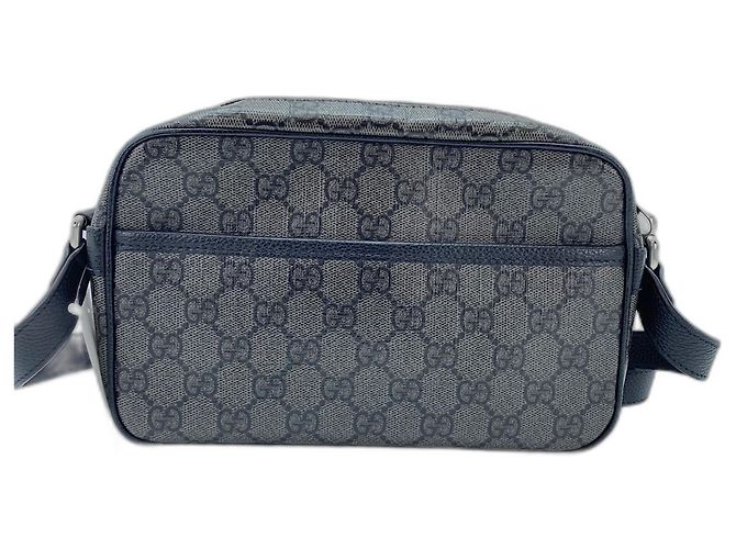 Borsa a tracolla Gucci GG Supreme in grigio Marrone - vista 2
