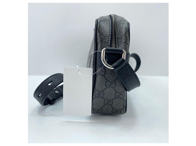 Borsa a tracolla Gucci GG Supreme in grigio Marrone - vista 3