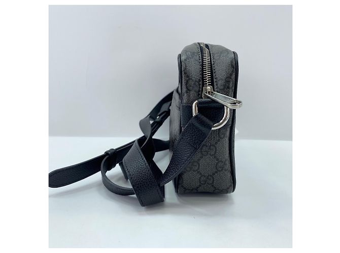 Borsa a tracolla Gucci GG Supreme in grigio Marrone - vista 4
