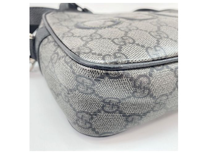 Borsa a tracolla Gucci GG Supreme in grigio Marrone - vista 6