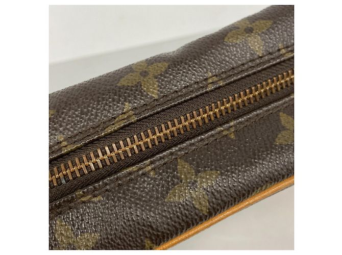 Borsa a Clutch Louis Vuitton Monogram Compiegne 28 Marrone - vista 10