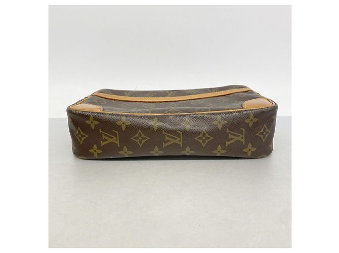 Borsa a Clutch Louis Vuitton Monogram Compiegne 28 Marrone - vista 3
