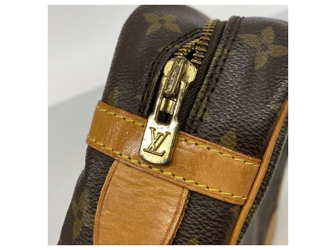 Borsa a Clutch Louis Vuitton Monogram Compiegne 28 Marrone - vista 9