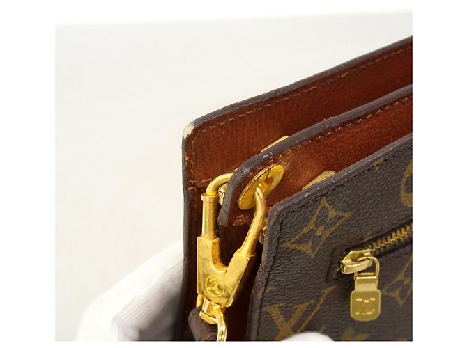 Borsa a tracolla Louis Vuitton Monogram Engien M51205 Marrone - vista 9