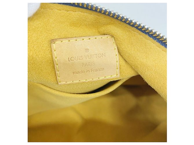 Borsa a tracolla Louis Vuitton Monogram Denim Baggy PM Blu - vista 5