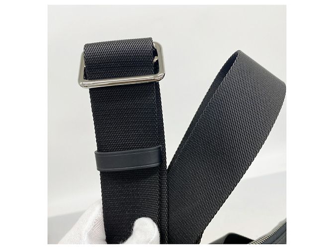Borsa a tracolla Louis Vuitton Odyssée PM Monogram Eclipse Nero - vista 10