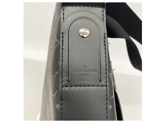 Borsa a tracolla Louis Vuitton Odyssée PM Monogram Eclipse Nero - vista 6