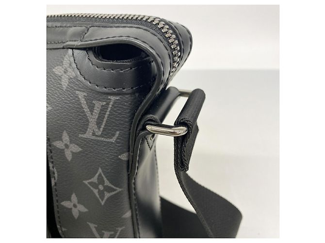 Borsa a tracolla Louis Vuitton Odyssée PM Monogram Eclipse Nero - vista 8