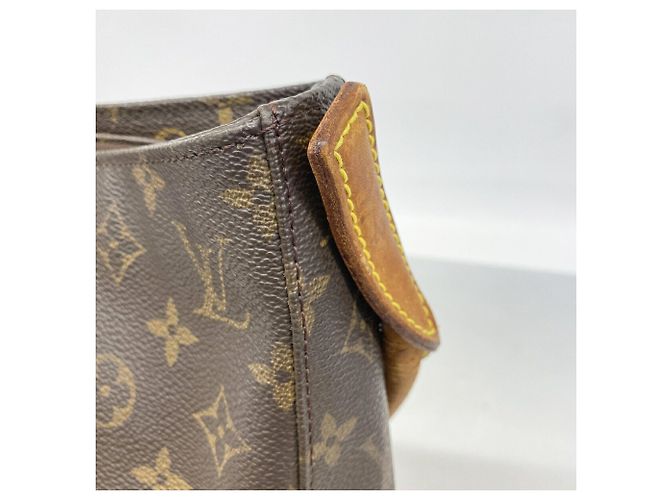 Borsa a tracolla Louis Vuitton Monogram Looping GM Marrone - vista 11