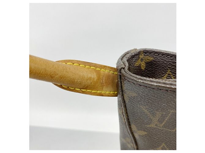 Borsa a tracolla Louis Vuitton Monogram Looping GM Marrone - vista 9