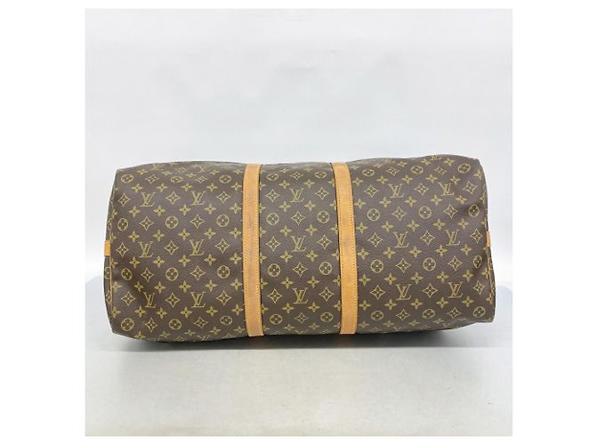 Louis Vuitton Boston Monogram Keepall Bandoulière 60 Marrone - vista 3