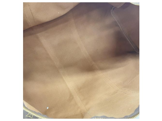 Louis Vuitton Boston Monogram Keepall Bandoulière 60 Marrone - vista 4