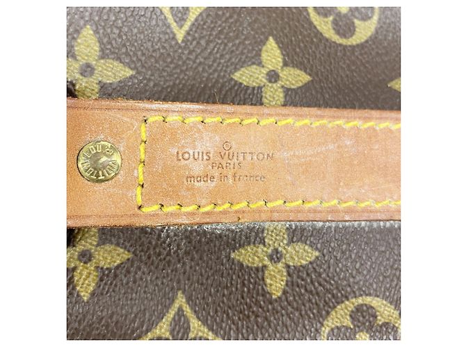 Louis Vuitton Boston Monogram Keepall Bandoulière 60 Marrone - vista 5
