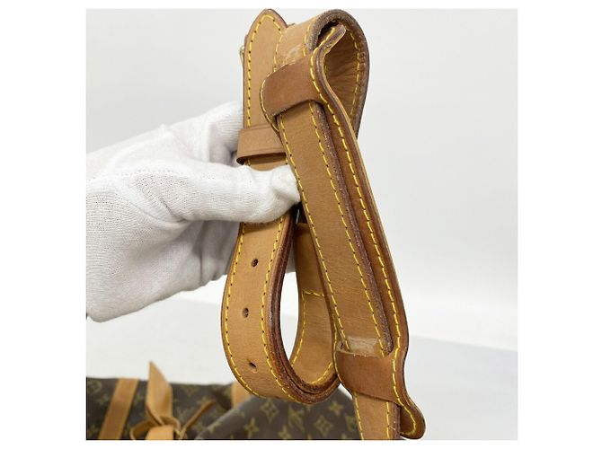 Louis Vuitton Boston Monogram Keepall Bandoulière 60 Marrone - vista 7