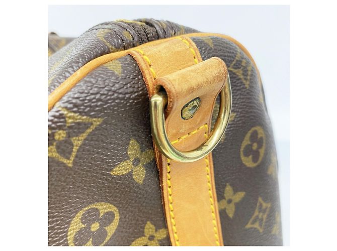 Louis Vuitton Monogram Keepall Bandoulière 55 Marrone - vista 9