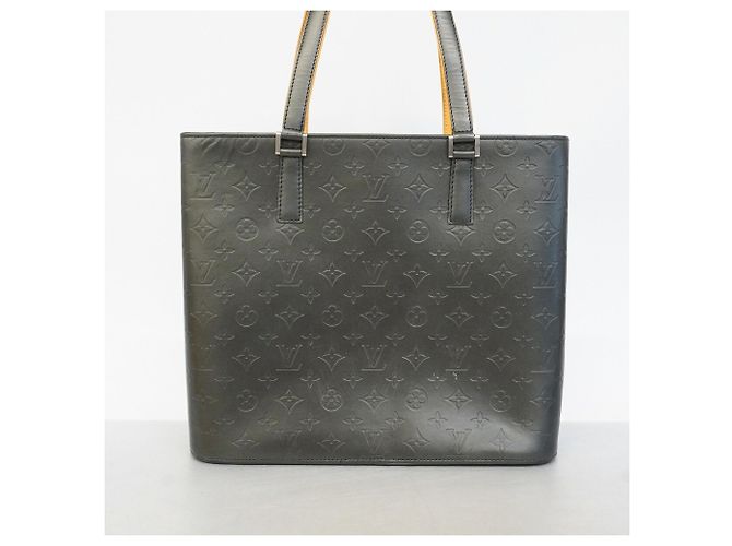 Borsa Tote Louis Vuitton Monogram Mat Wilwood Nero - vista 12