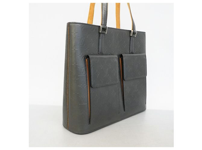 Borsa Tote Louis Vuitton Monogram Mat Wilwood Nero - vista 2