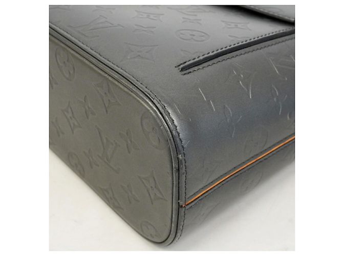 Borsa Tote Louis Vuitton Monogram Mat Wilwood Nero - vista 8