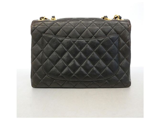 Borsa a tracolla Chanel Large Matelassé Nero - vista 10
