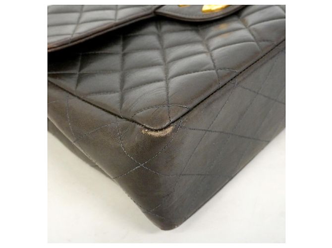 Borsa a tracolla Chanel Large Matelassé Nero - vista 6