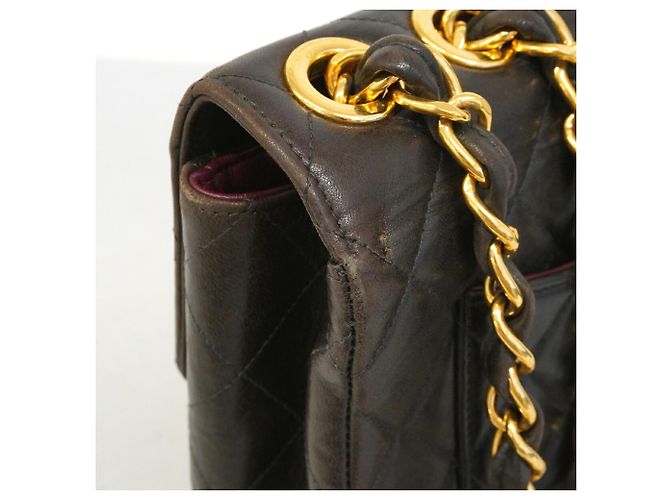 Borsa a tracolla Chanel Large Matelassé Nero - vista 8