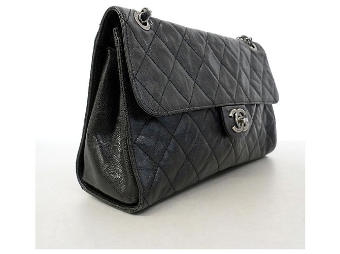 Borsa a tracolla Chanel Matelassé Nero - vista 2