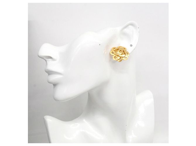 Orecchini a clip Chanel placcati in oro D'oro - vista 5