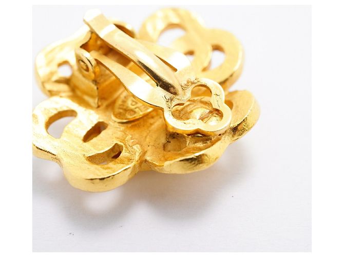 Orecchini a clip Chanel placcati in oro D'oro - vista 6