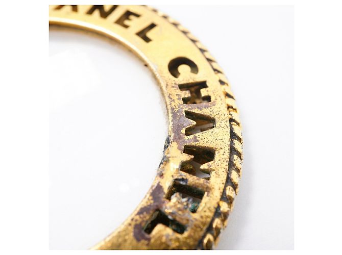 Collana Chanel placcata oro con logo Coco Mark D'oro - vista 7